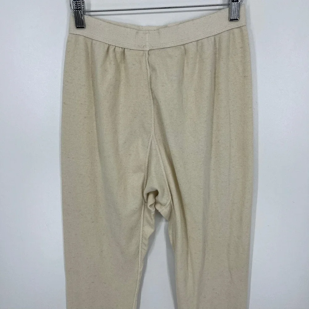 Lally Mfg Corp Vintage US Military Cold Weather Drawers Wool Cotton Cream M Vtg